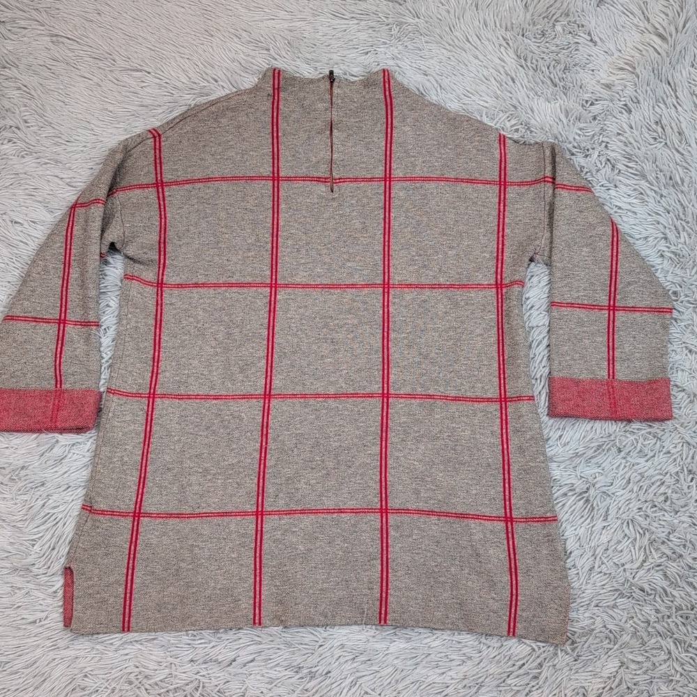 Tahari Sweater Womens M Gray Viscose Blend Soft Cozy‎ Comfort Casual